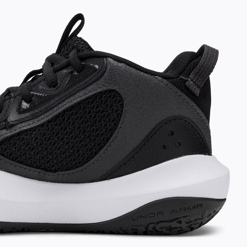 Under Armour GS Lockdown 6 fekete gyerek kosárlabda cipő 3025617-001 10