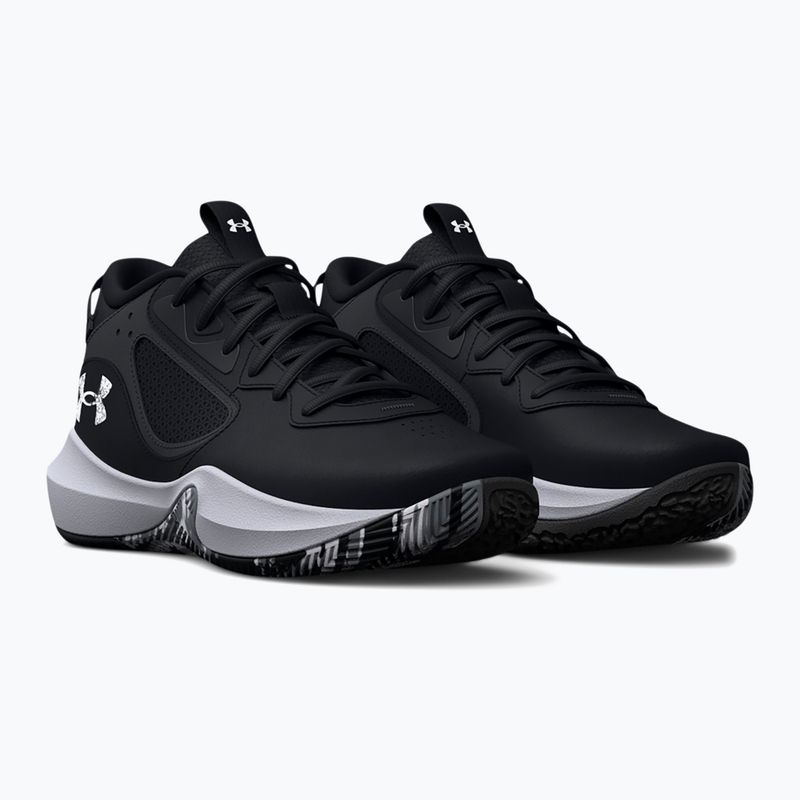 Under Armour GS Lockdown 6 fekete gyerek kosárlabda cipő 3025617-001 11