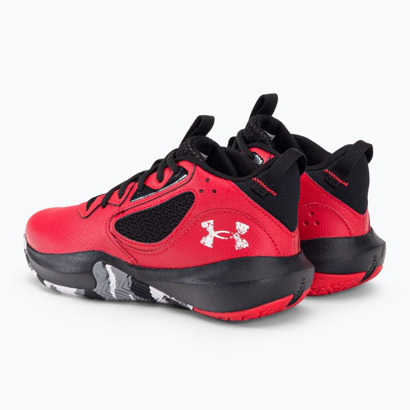 Under Armour GS Lockdown 6 gyermek kosárlabda cipő piros 3025617 3