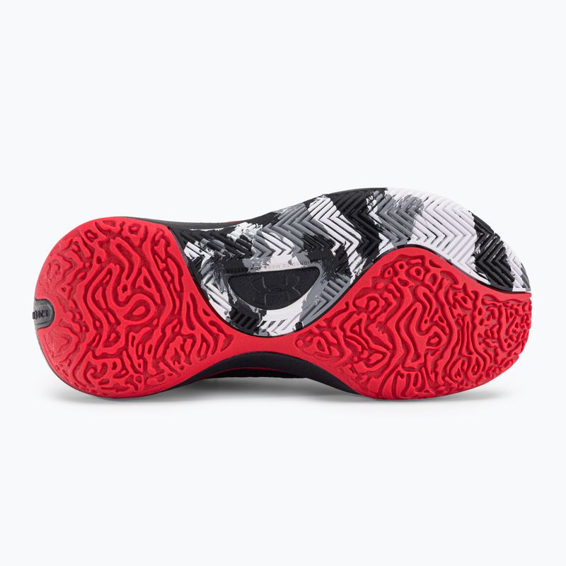 Under Armour GS Lockdown 6 gyermek kosárlabda cipő piros 3025617 5