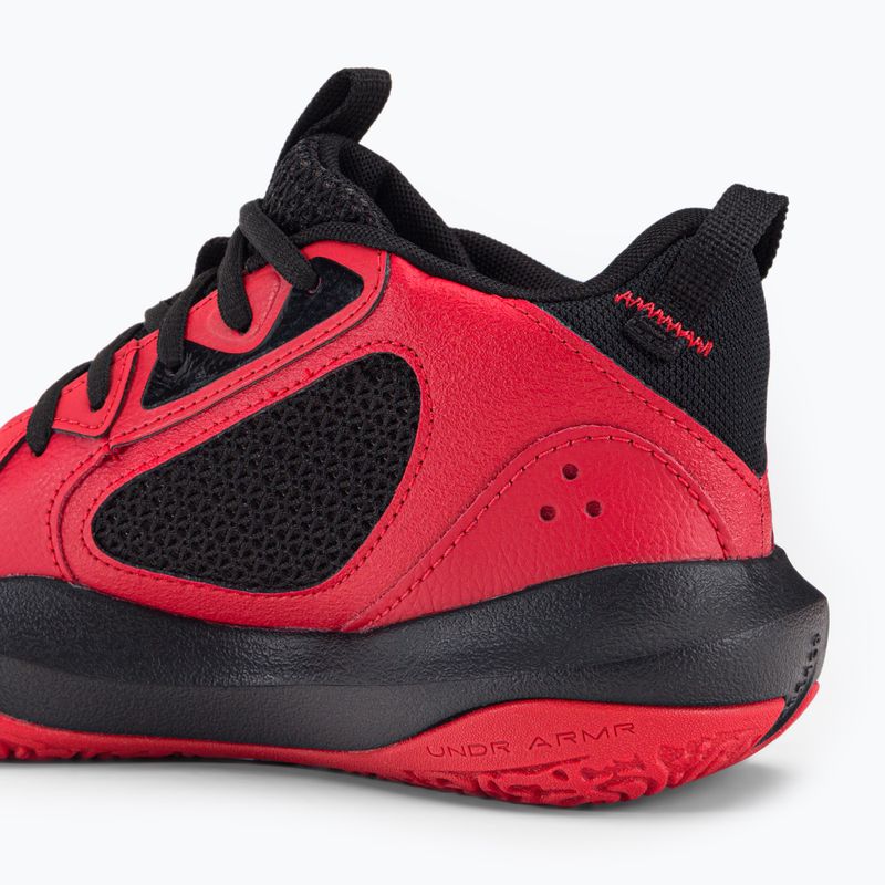 Under Armour GS Lockdown 6 gyermek kosárlabda cipő piros 3025617 9