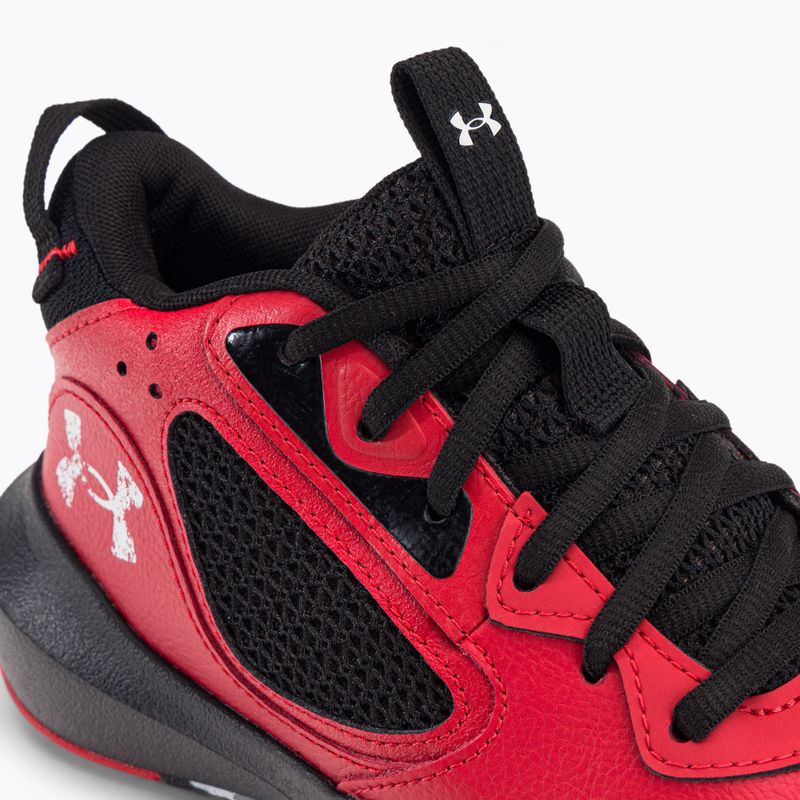 Under Armour GS Lockdown 6 gyermek kosárlabda cipő piros 3025617 10