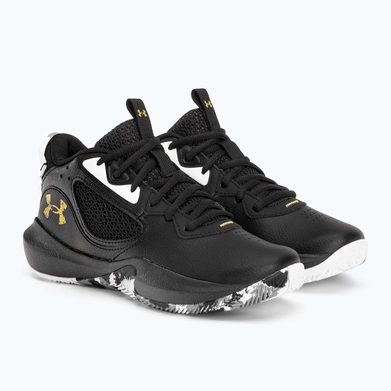 Under Armour GS Lockdown 6 gyermek kosárlabda cipő fekete 3025617 4