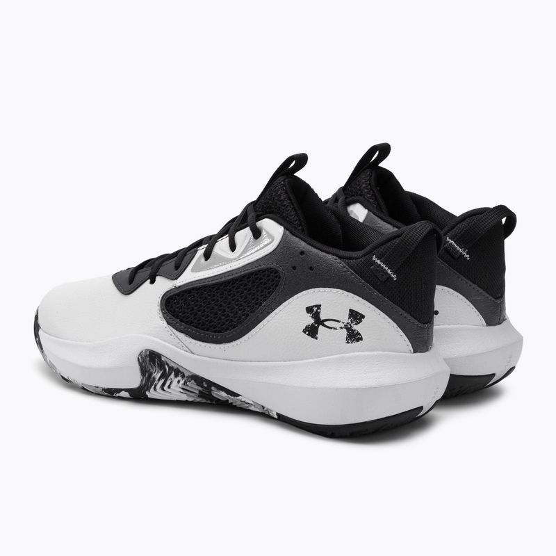 Under Armour Lockdown 6 fehér-szürke férfi kosárlabda cipő 3025616-101 3