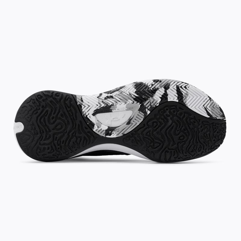 Under Armour Lockdown 6 fehér-szürke férfi kosárlabda cipő 3025616-101 5