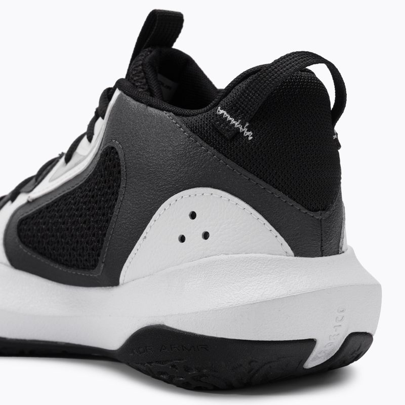 Under Armour Lockdown 6 fehér-szürke férfi kosárlabda cipő 3025616-101 10