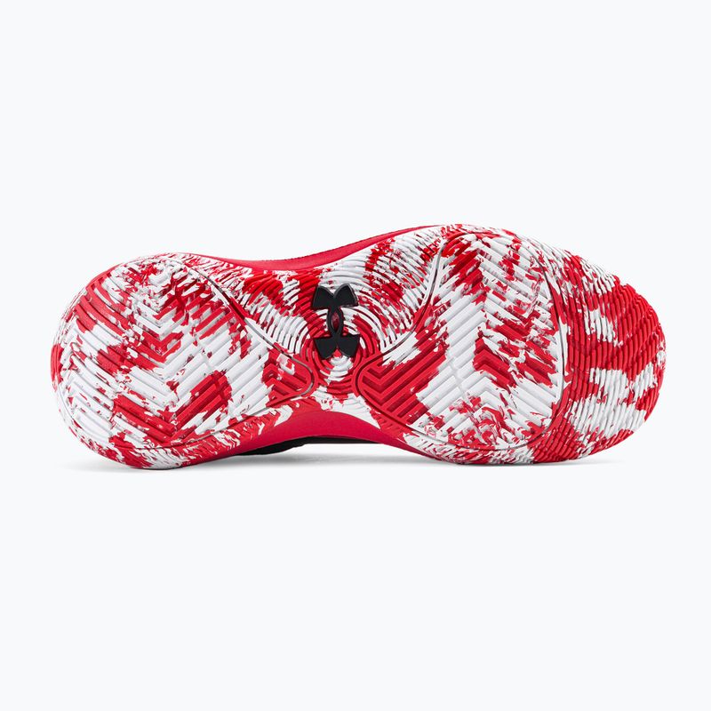Under Armour Jet '21 002 fekete-piros férfi kosárlabda cipő 3024260-002 4