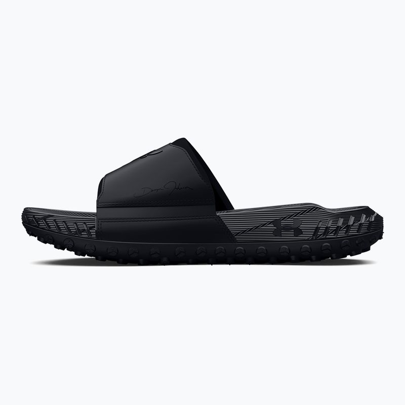 Papucsok Under Armour Rock 3 black/white clay 2
