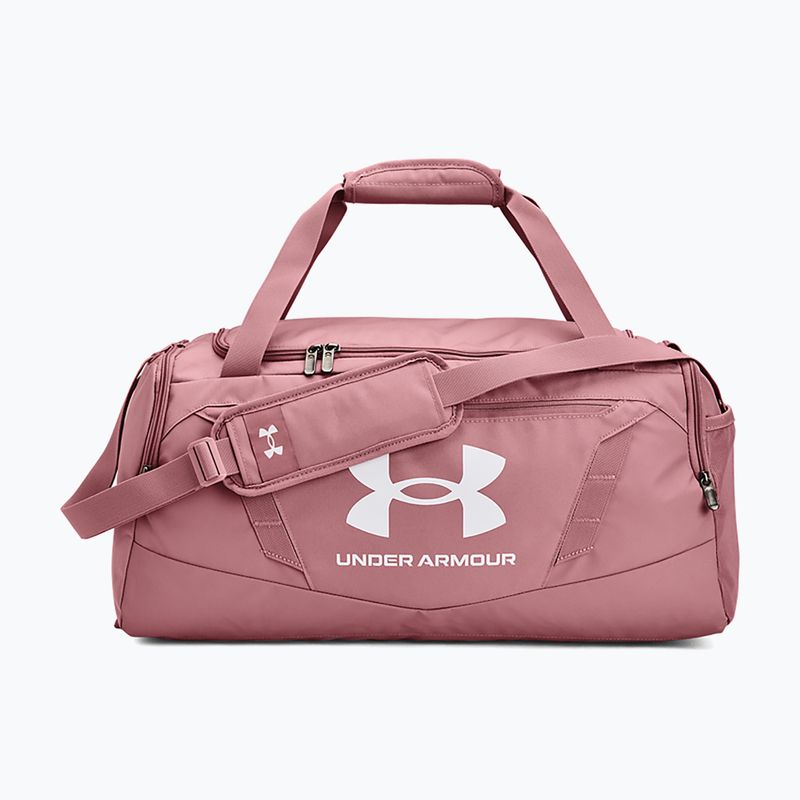 Under Armour Undeniable 5.0 Duffle S 40 l rózsaszín elixír/fehér utazótáska