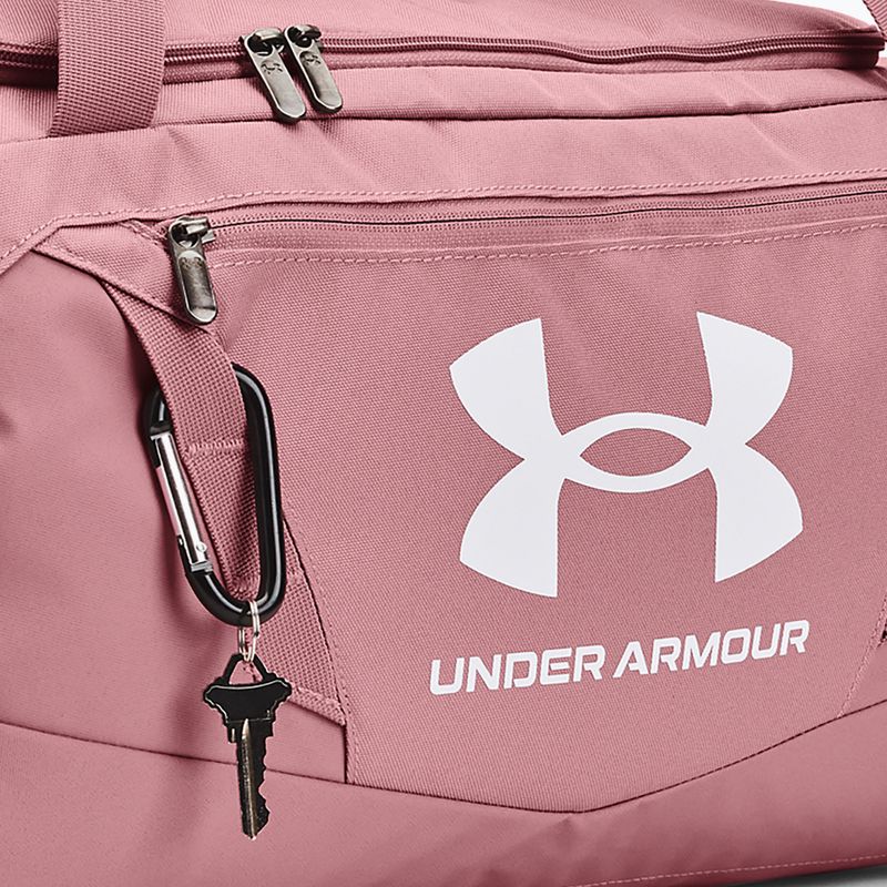 Under Armour Undeniable 5.0 Duffle S 40 l rózsaszín elixír/fehér utazótáska 3