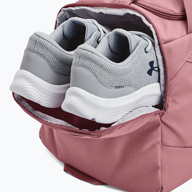 Under Armour Undeniable 5.0 Duffle S 40 l rózsaszín elixír/fehér utazótáska 6