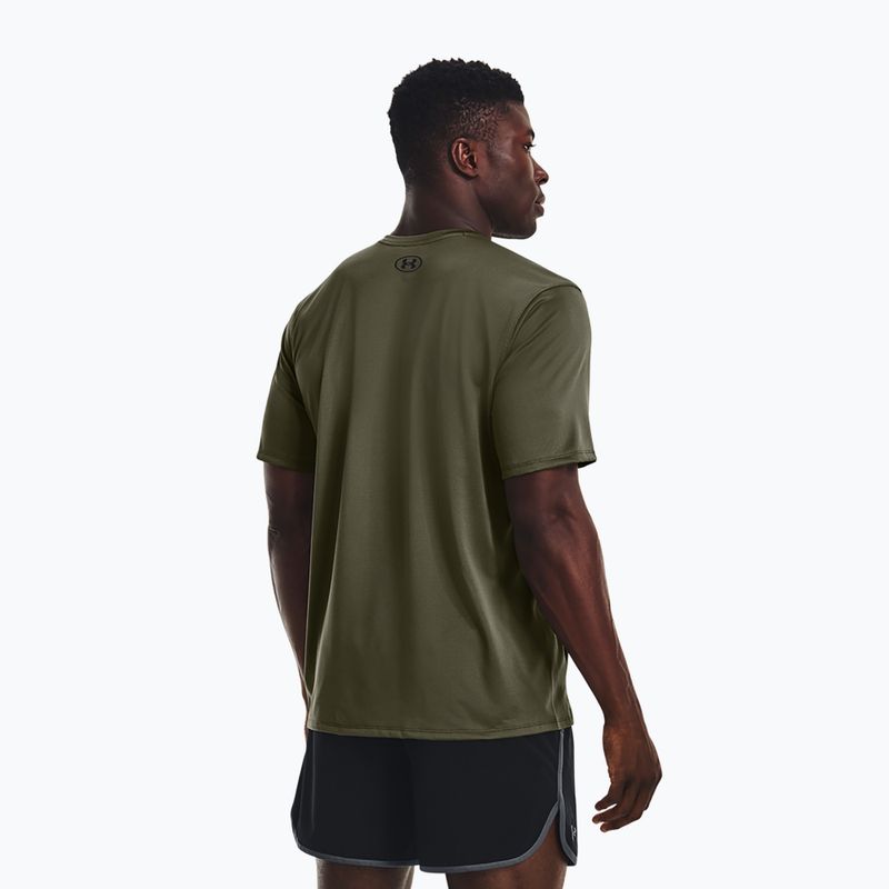 Férfi edzőpóló Under Armour Tech Vent navy/green/ultimate black 3