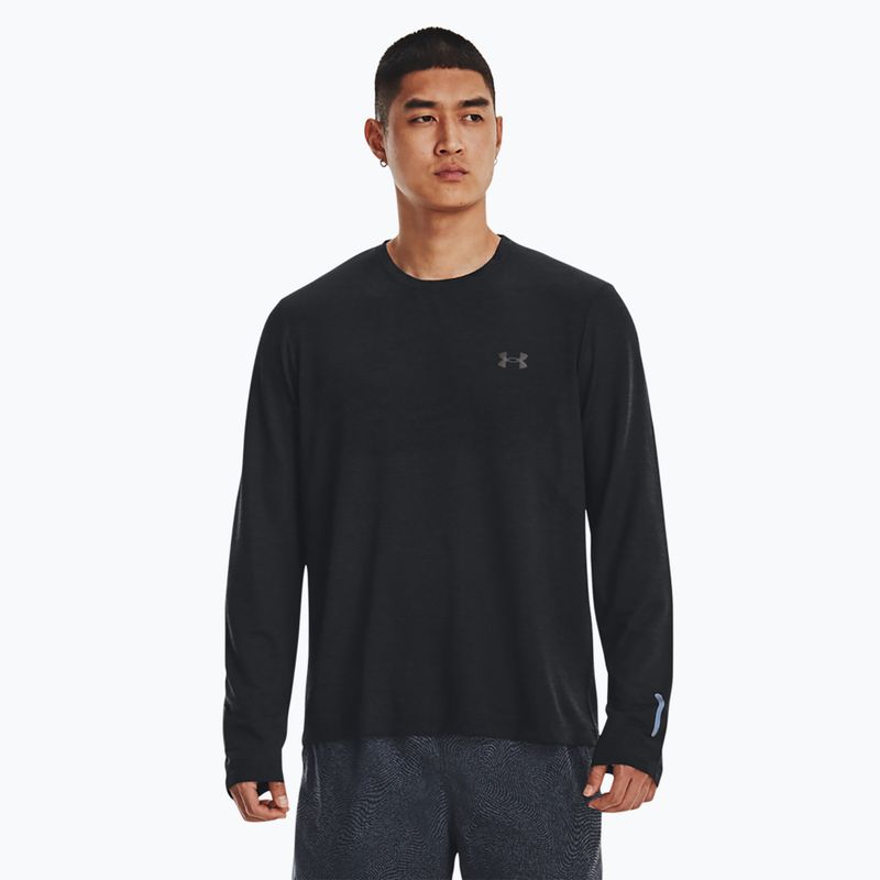 Férfi Under Armour Seamless Stride futópóló fekete 1375693