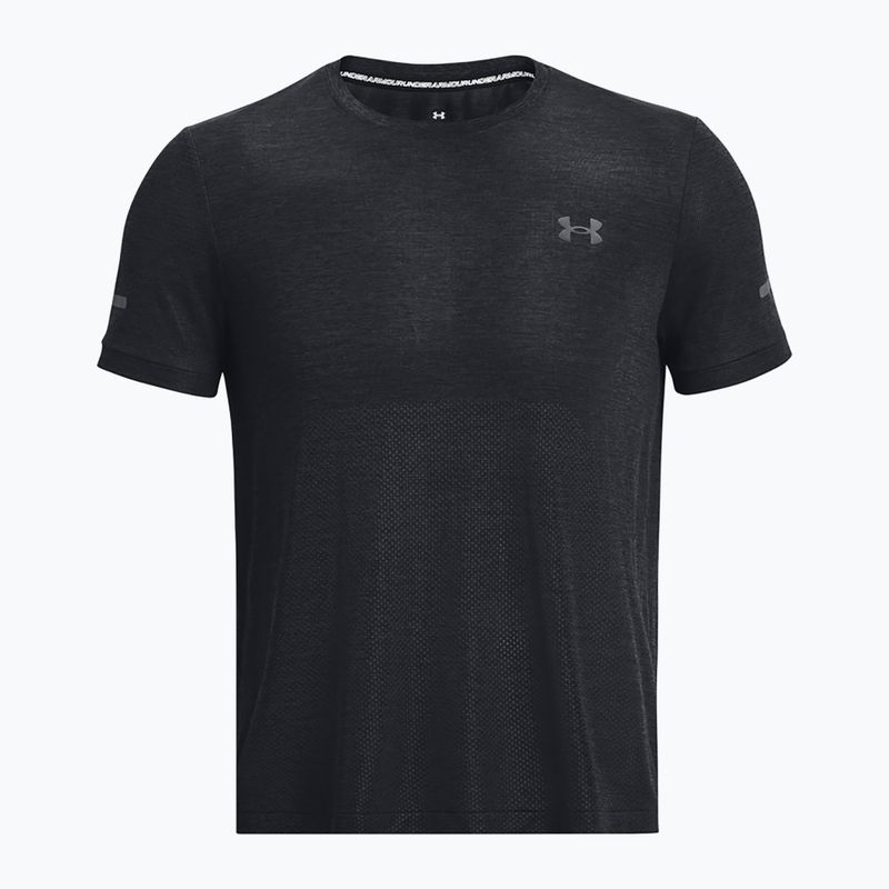 Férfi Under Armour Seamless Stride futópóló fekete/fényvisszaverő 5