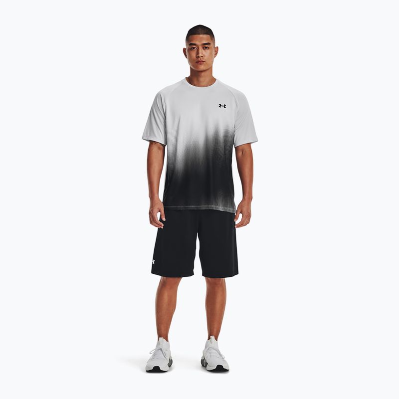 Under Armour Tech Fade férfi edzőpóló fekete-szürke 1377053 2
