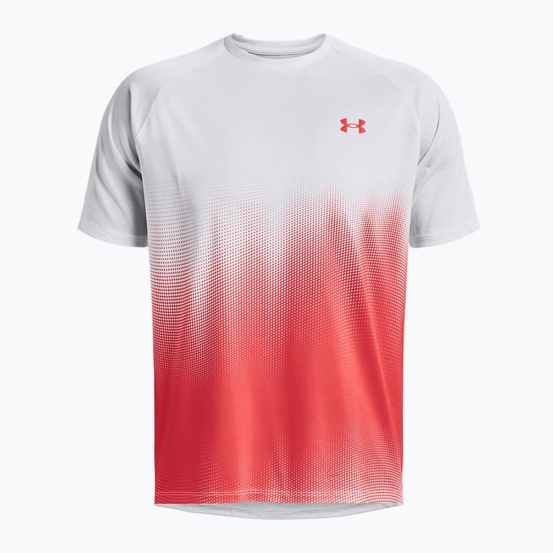 Under Armour Tech Fade férfi edzőpóló piros-fehér 1377053 3