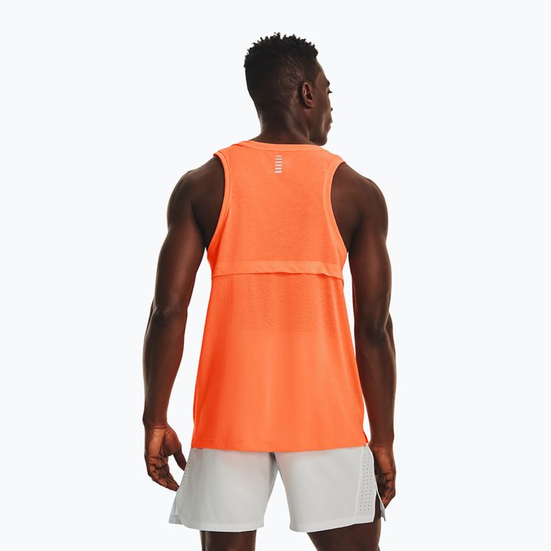 Férfi Under Armour Streaker Singlet narancssárga futó felső 1361468-866 2