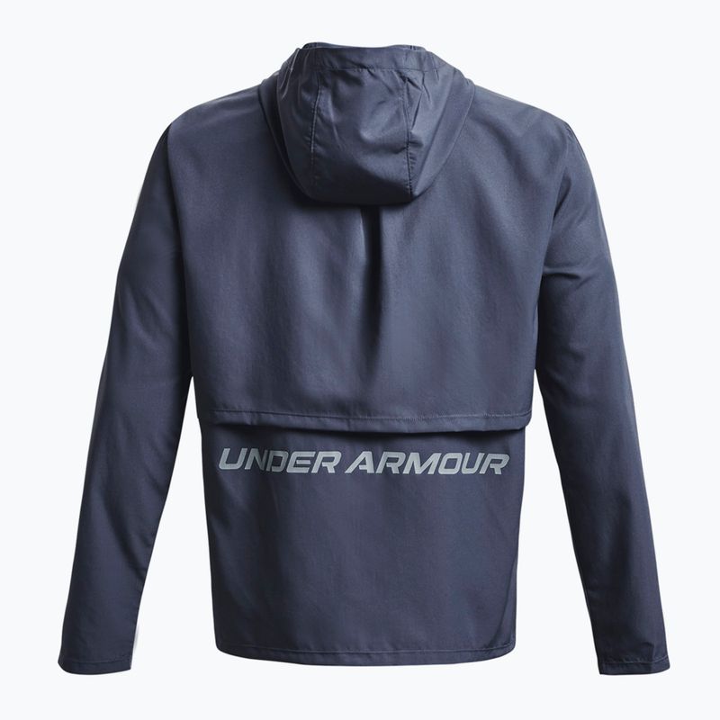 Férfi Under Armour Storm Run kapucnis kék futódzseki 1376795 5