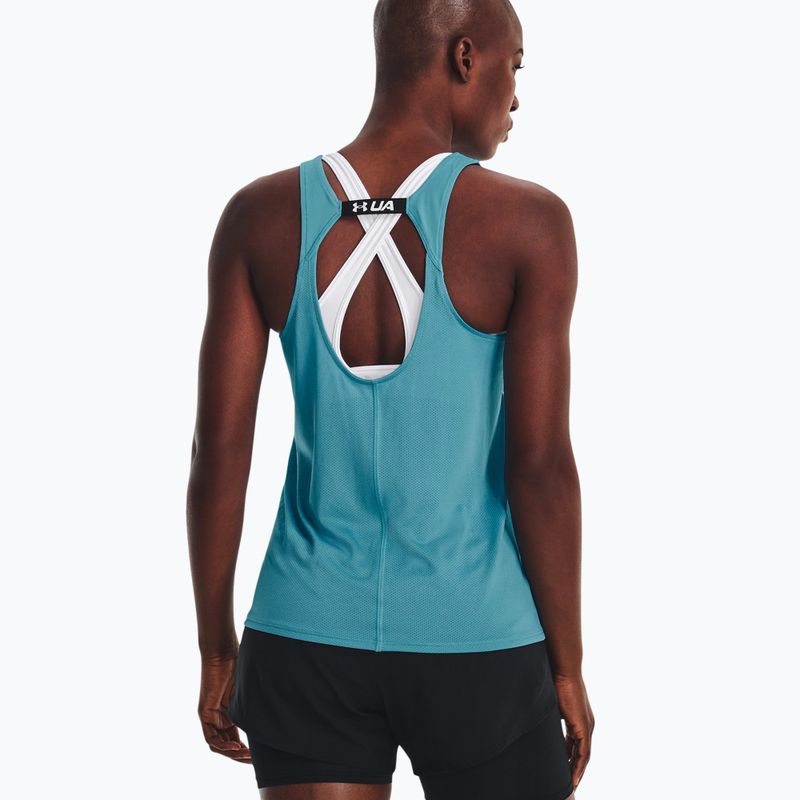 Under Armour Fly By kék női futó felső 1361394-433 4