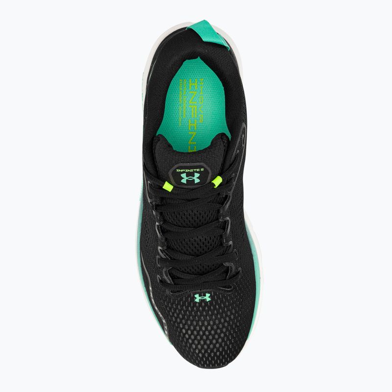 Under Armour Hovr Infinite 5 férfi futócipő fekete-zöld 3026545 7