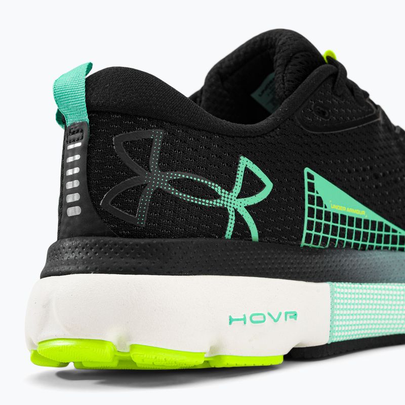 Under Armour Hovr Infinite 5 férfi futócipő fekete-zöld 3026545 10