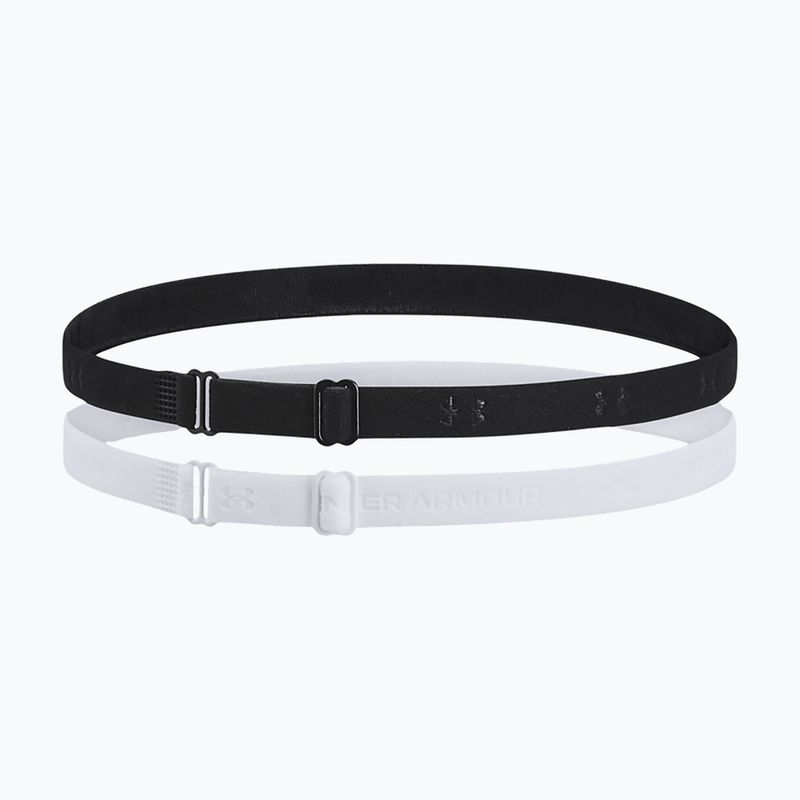 Under Armour Mini Bands fejpánt (2 db) fekete/mod szürke 2