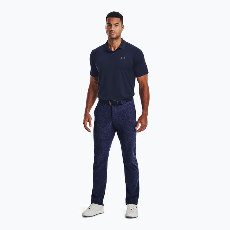 Férfi Under Armour Matchplay póló póló midnight navy/pitch szürke 2