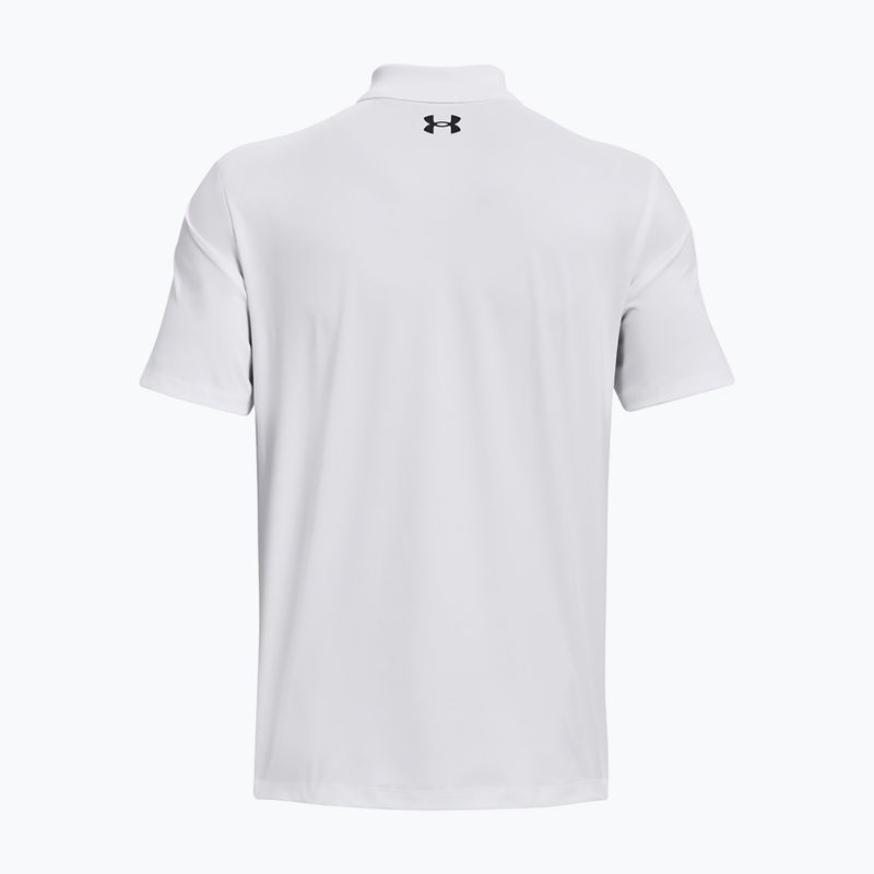 Férfi Under Armour Matchplay póló póló fehér/pálya szürke 6