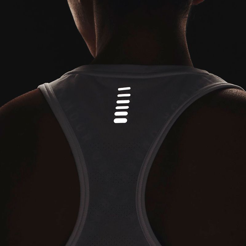 Női Under Armour Seamless Stride Singlet futópóló fehér 1375697 3
