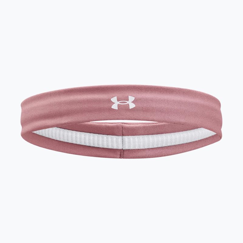 Under Armour női fejpánt Play Up rózsaszín elixír/fehér 3