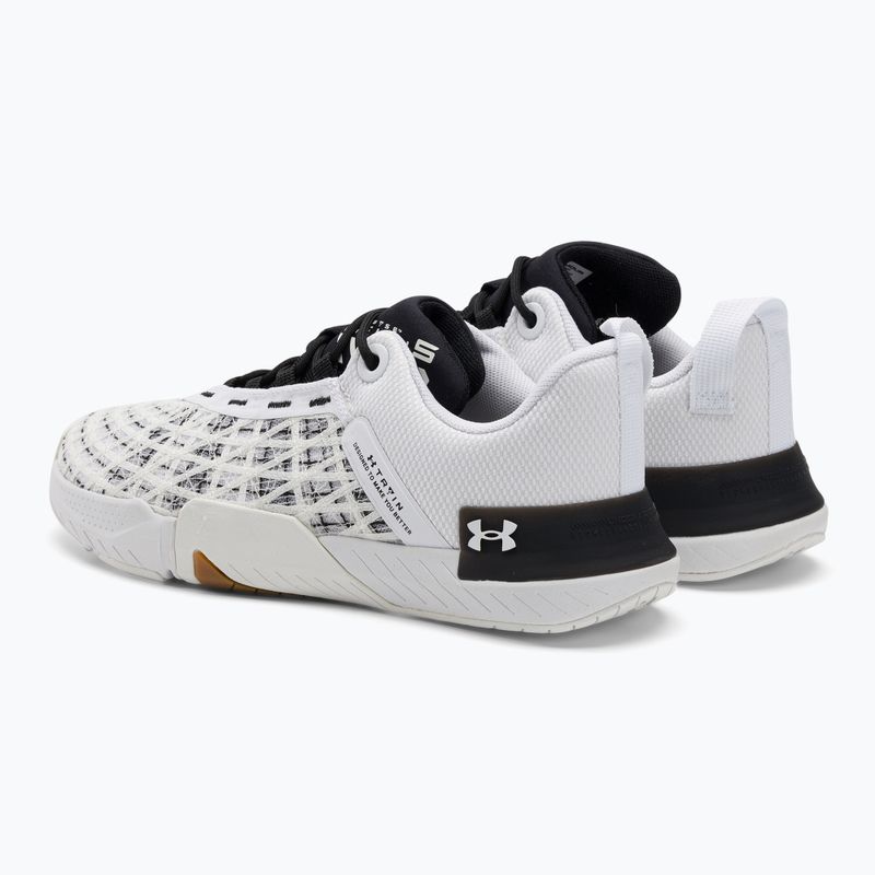 Under Armour Tribase Reign 5 fehér/fekete/fehér férfi edzőcipő 3