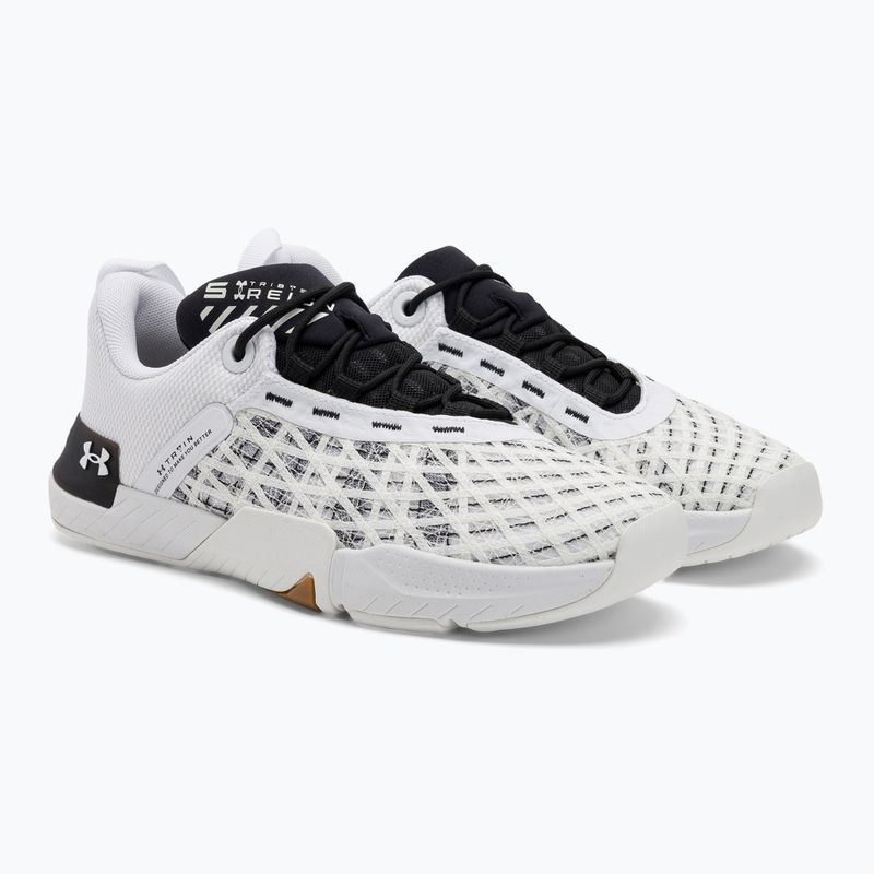 Under Armour Tribase Reign 5 fehér/fekete/fehér férfi edzőcipő 4