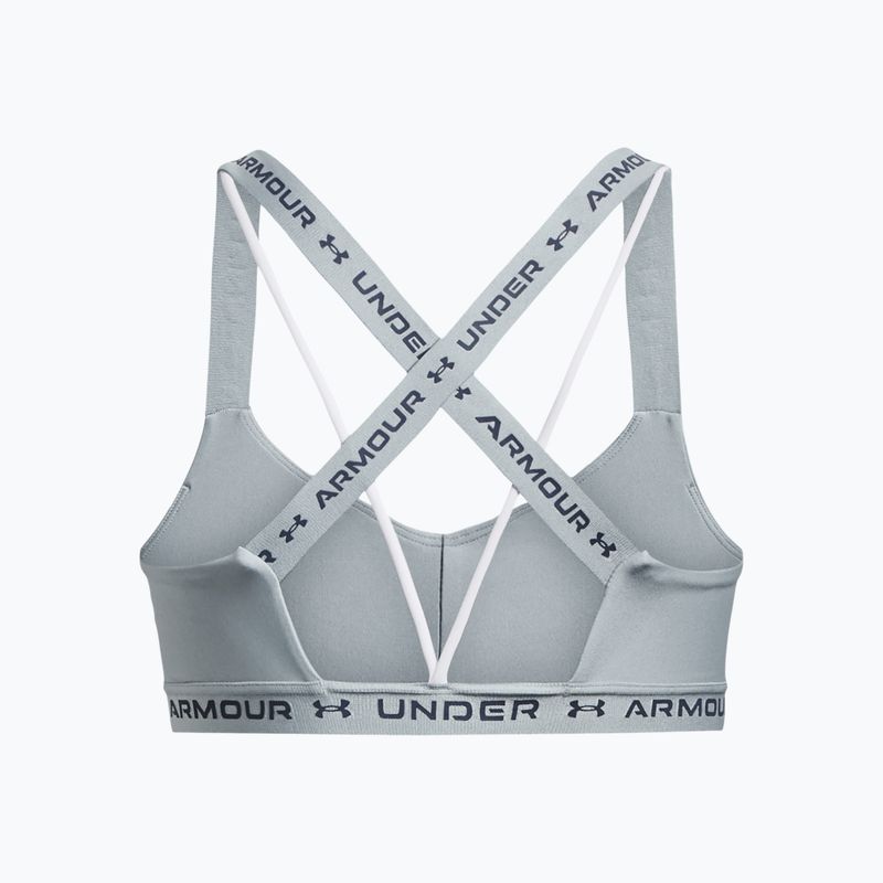 Under Armour Crossback Low szürke fitness melltartó 1361033-465 4