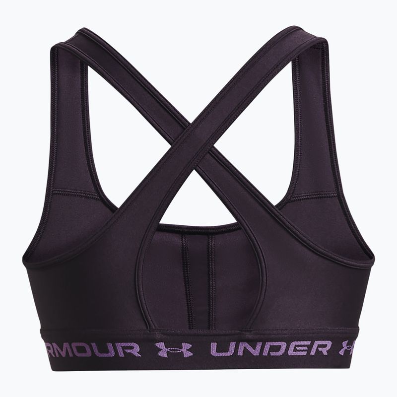 Under Armour Crossback Mid lila fitness melltartó 1361034-541 2