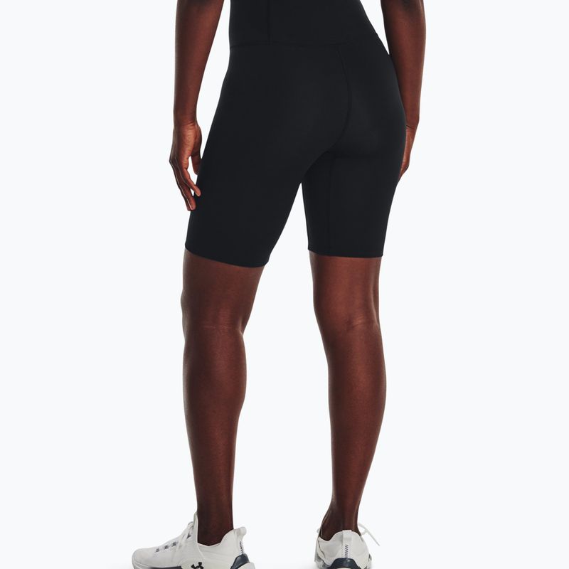 Női edzőnadrág Under Armour Motion Bike Short fekete/sugárszürke 2