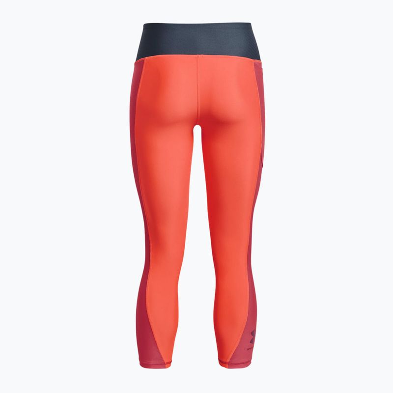 Under Armour női Blocked Ankle leggings narancssárga 1377091 4