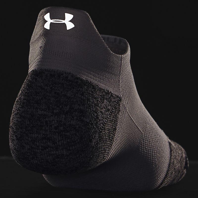 edzőzokni  Under Armour Ad Run Cushion 1Pk NS Tab white/halo gray/reflective 2
