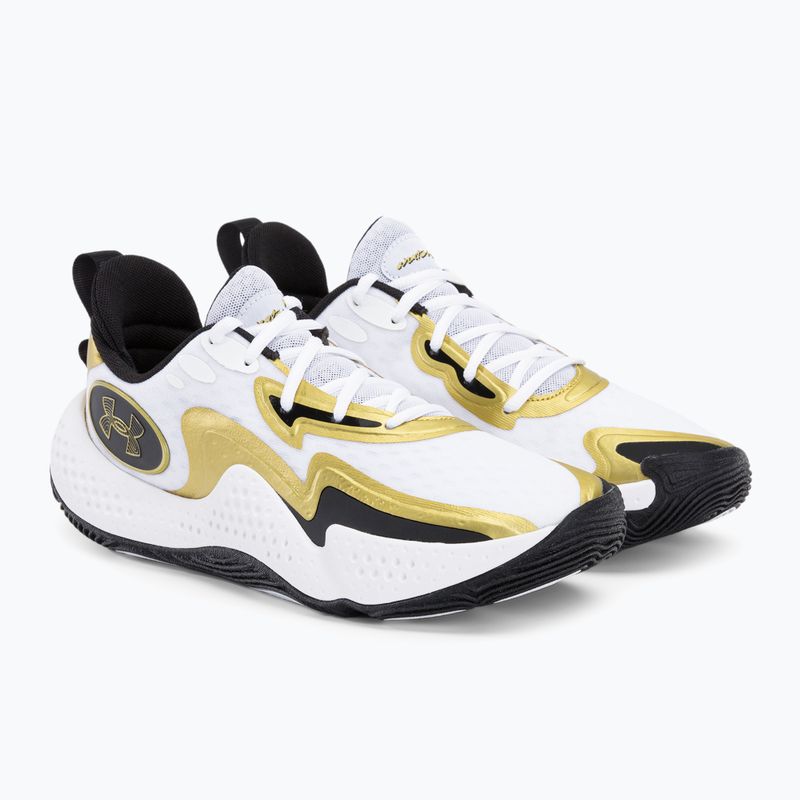 Under Armour Spawn 5 kosárlabda cipő fehér 3026285 4