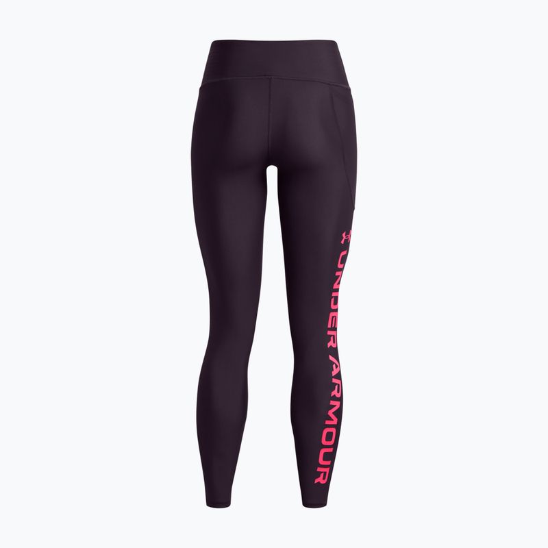 Under Armour Branded lila női edző leggings 1376327 2