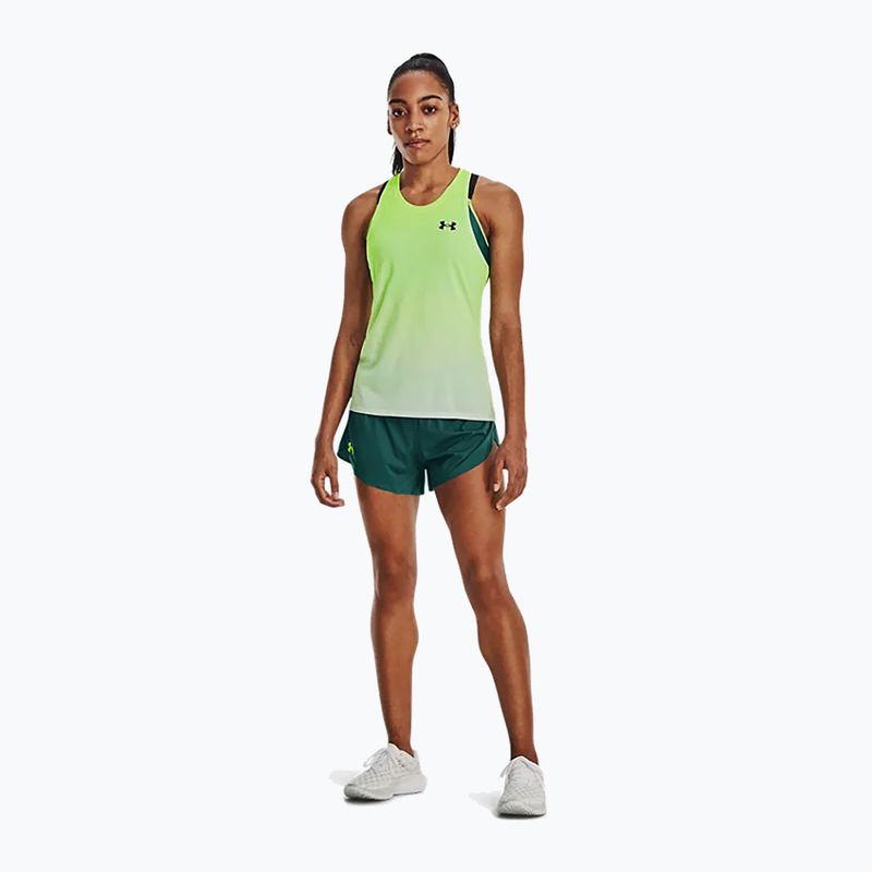 Under Armour Rush Cicada Singlet női futó felső sárga 1378404 2
