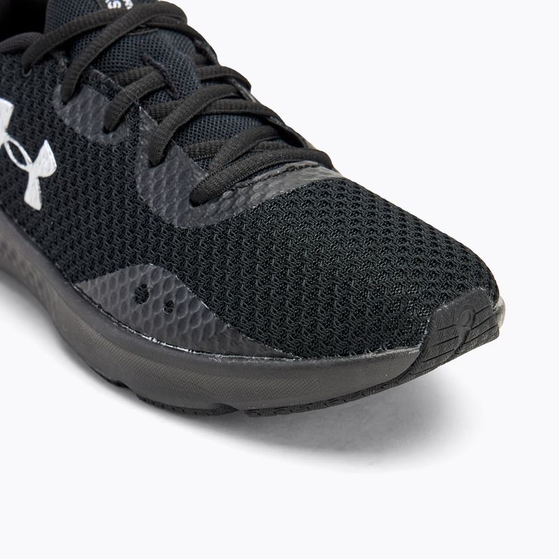 Under Armour Charged Pursuit 3 női futócipő fekete/fekete/metál ezüst 7