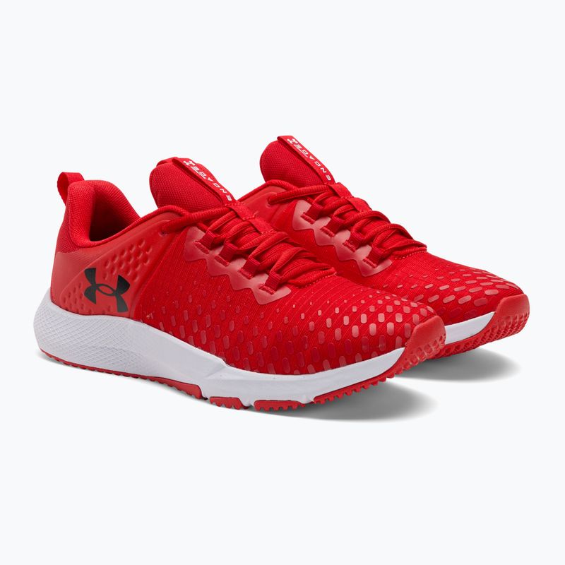 Under Armour Charged Engage 2 férfi edzőcipő piros/fekete/fekete 4