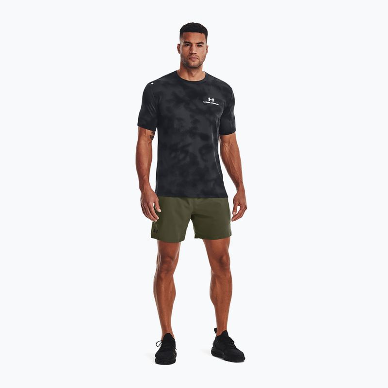 Férfi edző rövidnadrág Under Armour UA Vanish Woven 6in navy/green/black 2