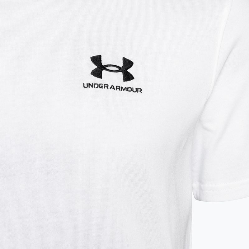 Férfi Under Armour Logo Emb Heavyweight póló fehér/fekete 7