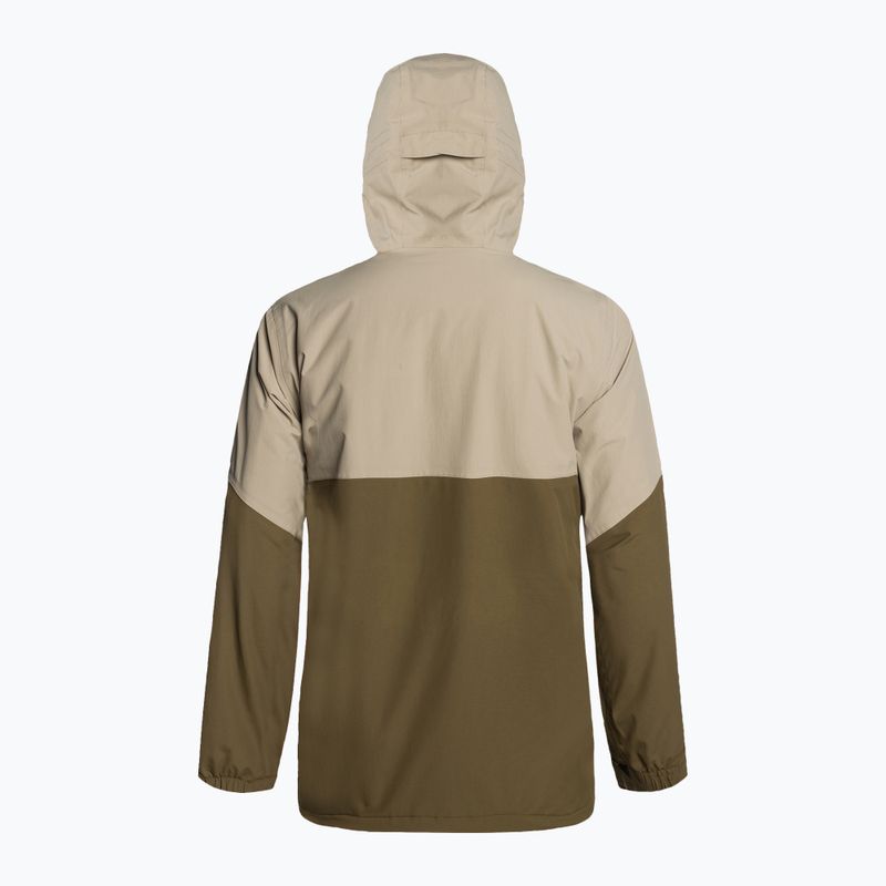 Férfi Volcom L Ins Gore-Tex barna és bézs snowboard kabát G0452302 2