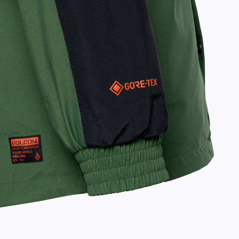 Férfi Volcom Longo Gore-Tex snowboard dzseki zöld G0652306 5