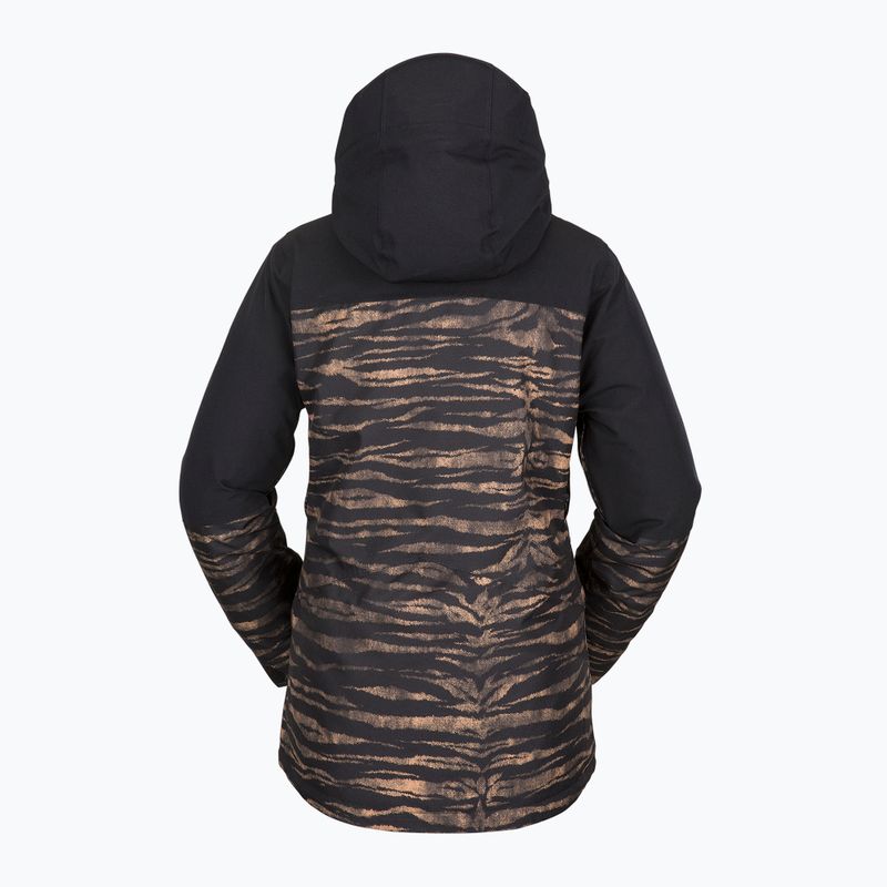 Női snowboard dzseki Volcom Shelter 3D Stretch fekete-barna H0452210 9