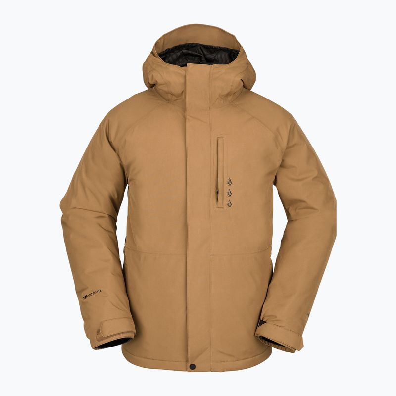 Férfi snowboard dzseki Volcom Dua Ins Gore Caramel G0452303