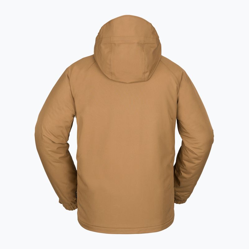 Férfi snowboard dzseki Volcom Dua Ins Gore Caramel G0452303 2