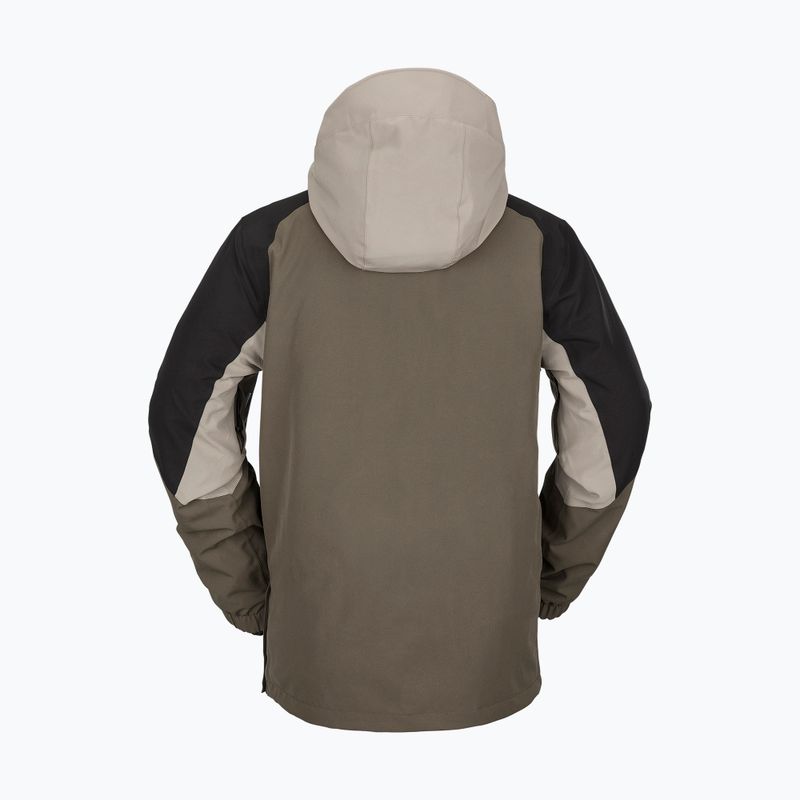 Férfi Volcom Brighton Pullover barna/fekete snowboard dzseki G0652315 2